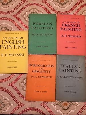 Seller image for Pornography and Obscenity; Italian Painting; Persian Painting; An Outline of French Painting; An Outline of English Painting - 5 volumes for sale by McGonigles'