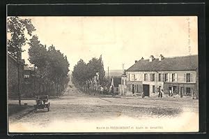 Carte postale Rocquencourt, Mairie, vue de la rue