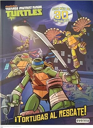 Teenage Mutant Ninja Turtles. ¡Tortugas al rescate! (¡Con más de 30 tatuajes)