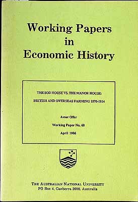 Seller image for The Sod House vs. The Manor House british and overseas farming 1870-1914 for sale by Kennys Bookshop and Art Galleries Ltd.