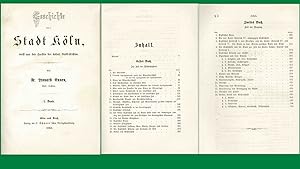 Geschichte der Stadt Köln, meist aus den Quellen des Stadt-Archivs (Originalausgabe in 5 Bänden18...