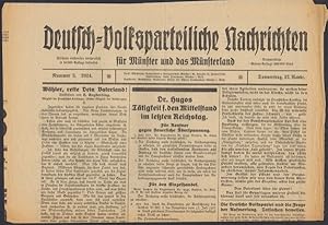 Deutsch-Volksparteiliche Nachrichten für Münster und das Münsterland, Nr. 3, 1924, Donnertag 27. ...