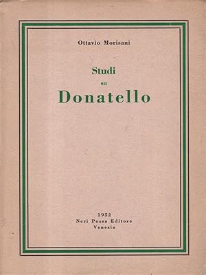 Imagen del vendedor de Studi su Donatello a la venta por Librodifaccia