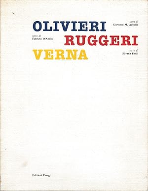 Imagen del vendedor de Olivieri, Ruggeri,Verna a la venta por Laboratorio del libro