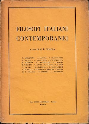 filosofi italiani contemporanei