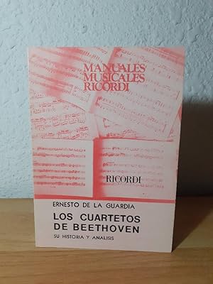 Seller image for CUARTETOS DE BEETHOVEN SU HISTORIA Y ANALISIS, LOS for sale by Librera Maldonado