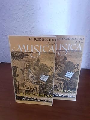 Imagen del vendedor de INTRODUCCION A LA MUSICA // 2 TOMOS a la venta por Librera Maldonado