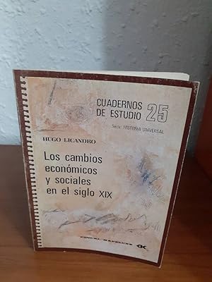 Seller image for CAMBIOS ECONOMICOS Y SOCIALES EN EL SIGLO XIX, LOS for sale by Librera Maldonado