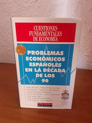 Imagen del vendedor de PROBLEMAS ECONOMICOS ESPAOLES EN LA DECADA DE LOS 90 a la venta por Librera Maldonado