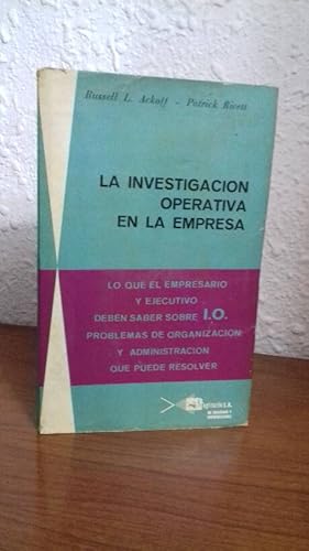 Imagen del vendedor de INVESTIGACION OPERATIVA EN LA EMPRESA, LA a la venta por Librera Maldonado