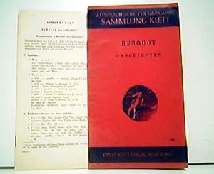 Herodot - Geschichten. Altsprachliche Textausgaben - Sammlung Klett. Mit Broschüre "Anmerkungen".