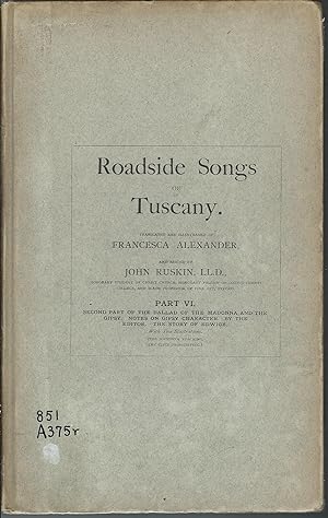 Immagine del venditore per Roadside Songs of Tuscany Part VI: Second Part of the Ballad of the Madonna and the Gipsy venduto da MyLibraryMarket