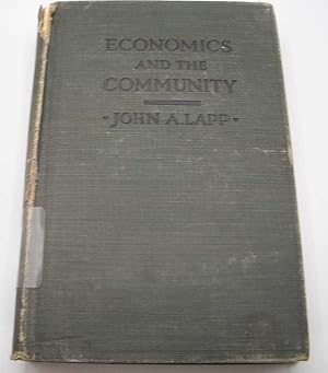 Immagine del venditore per Economics and the Community venduto da Easy Chair Books