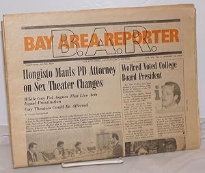 Seller image for B.A.R.: Bay Area Reporter; vol. 14, #3, January 19, 1984; Hongisto Mauls PD Attorney on Sex Theater Charges for sale by Bolerium Books Inc.