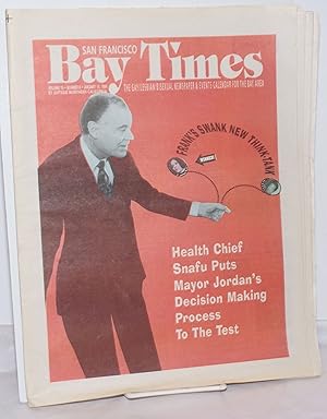 Seller image for San Francisco Bay Times: the gay/lesbian/bisexual newspaper & calendar of events for the Bay Area; [aka Coming Up!] vol. 15, #8, January 13, 1994; Frank's Swank New Think Tank for sale by Bolerium Books Inc.