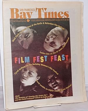 Image du vendeur pour San Francisco Bay Times: the gay/lesbian/bisexual newspaper & calendar of events for the Bay Area; [aka Coming Up!] vol. 15, #11, February 24, 1994; Film Fest Feast mis en vente par Bolerium Books Inc.