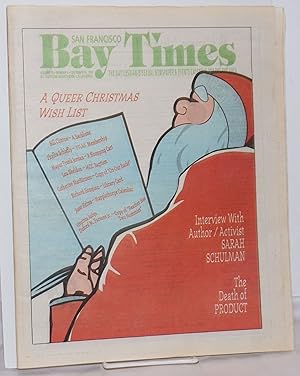 Seller image for San Francisco Bay Times: the gay/lesbian/bisexual newspaper & calendar of events for the Bay Area; [aka Coming Up!] vol. 15, #6, December 16, 1993; Queer Christmas Wish List & interview with Sarah Schulman for sale by Bolerium Books Inc.