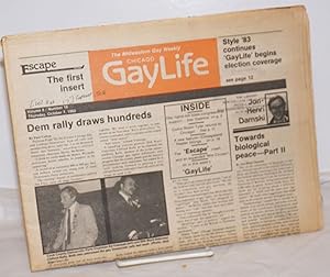 Seller image for Chicago GayLife: the international gay newsleader; vol. 8, #17, Friday, October 7, 1982; [misnumbered as #16] Election Coverage! for sale by Bolerium Books Inc.