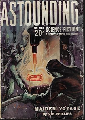 Seller image for ASTOUNDING Science Fiction: January, Jan. 1939 for sale by Books from the Crypt