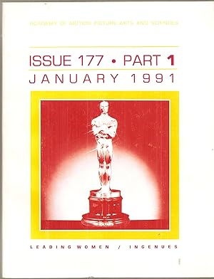 ACADEMY PLAYERS DIRECTORY. ISSUE 177 PART 1. JANUARY 1991.