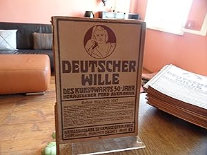 Immagine del venditore per Deutscher Wille. Des Kunstwarts 30 Jahr. Erstes Mrzheft 1917. venduto da Antiquariat Floeder