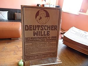 Immagine del venditore per Deutscher Wille. Des Kunstwarts 30 Jahr. Zweites Februarheft 1917. venduto da Antiquariat Floeder