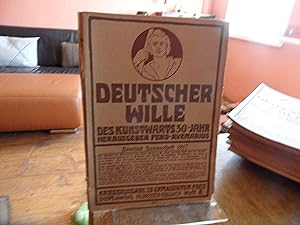 Immagine del venditore per Deutscher Wille. Des Kunstwarts 30 Jahr. Zweites Januarheft 1917. venduto da Antiquariat Floeder