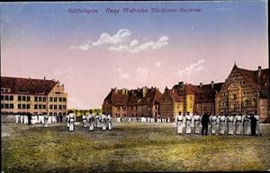 Bild des Verkufers fr Ansichtskarte / Postkarte Rstringen Wilhelmshaven in Niedersachsen, Neue Matrosen Divisions Kaserne zum Verkauf von akpool GmbH