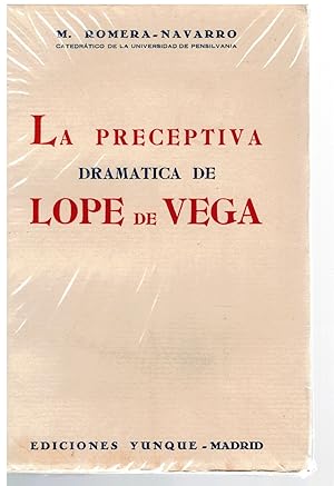 Seller image for La preceptiva dramtica de Lope de Vega y otros ensayos sobre el Fnix for sale by Librera Dilogo