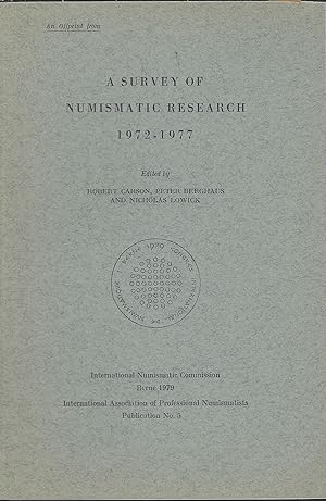 Immagine del venditore per A Survey of Numismatic Research 1972-1977. Celtic Numismatics. A Numismatique celtique : l'Ouest venduto da Librairie Archaion