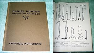 Seller image for Illustriertes Musterbuch ber Chirurgie-Instrumente. Ausgabe 1922. for sale by Antiquariat  Lwenstein