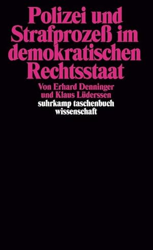 Seller image for Polizei und Strafproze im demokratischen Rechtsstaat (suhrkamp taschenbuch wissenschaft) for sale by NEPO UG