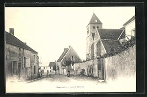 Carte postale Dammartin, Rue St-Gobert