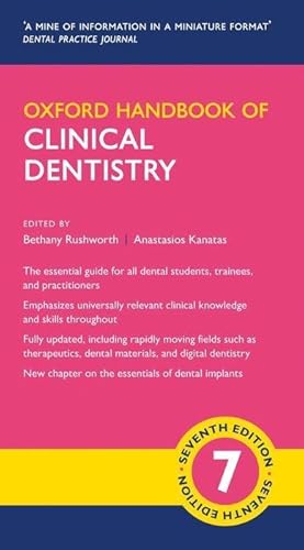 Bild des Verkufers fr Oxford Handbook of Clinical Dentistry zum Verkauf von moluna