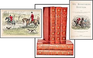 Bild des Verkufers fr Five Sporting Novels : Mr. Sponge's Sporting Tour, Ask Mamma or The Richest Commoner in England. Mr. Romford's Hounds, Handley Cross; or Mr. Jorrocks's Hunt, Plain or Ringlets zum Verkauf von Blind-Horse-Books (ABAA- FABA)