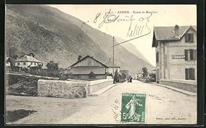Carte postale Arbine, Route de Moutiers