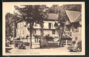 Carte postale Salins-les-Thermes, Hôtel Savoie