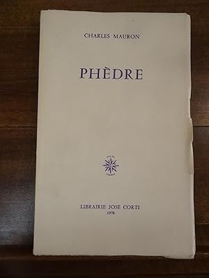Imagen del vendedor de Phdre a la venta por Librairie Lang