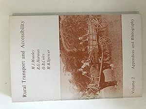 Imagen del vendedor de Rural Transport and Accessibility Volume 2 [Appendices and bibliography] only a la venta por Repton and Clover
