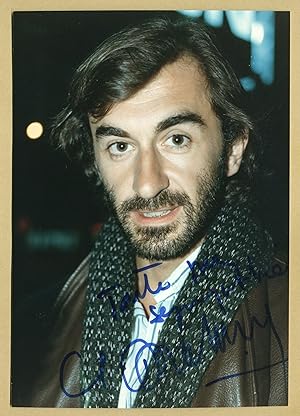 Image du vendeur pour Christophe Malavoy - Ancienne jolie photo originale signe - Paris 80s mis en vente par PhP Autographs