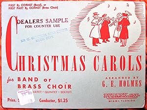 Immagine del venditore per Christmas Carols for Band Or Brass Choir. First Bb Cornet (Band) Or First Part Bb Cornet (Brass Choir). venduto da Ken Jackson