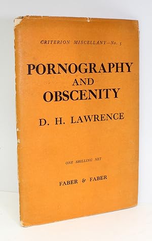 Seller image for Pornography and Obscenity for sale by Lasting Words Ltd