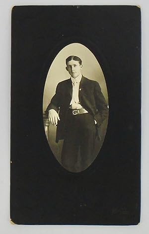 PHOTOGRAPH: YOUNG MAN OF THE GOLD COUNTRY. CIRCA 1900