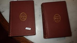 Seller image for LITTLE WOMEN , PART FIRST & PART SECOND, 1871 on Title Page , ROBERTS BROTHERS PUBL. BY LOUISA M. MAY ALCOTT, 2 VOLUMES, Fantastic Complete Set,PUBLISHERS BrownRed Cloth for sale by Bluff Park Rare Books