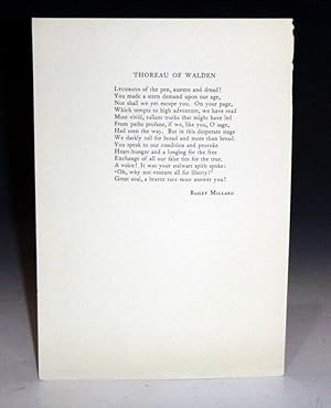 Seller image for Thoreau of Walden for sale by Alcuin Books, ABAA/ILAB