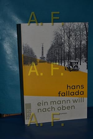 Bild des Verkufers fr Ein Mann will nach oben : Roman zum Verkauf von Antiquarische Fundgrube e.U.