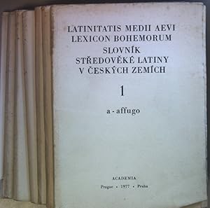 Latinitatis Medii Aevi Lexicon Bohemorum (LB)/ Slovník Stredoveké Latiny v Ceských Zemích: VOL.I ...