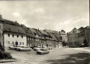 Bild des Verkufers fr Ansichtskarte / Postkarte Pirna an der Elbe, Tischerplatz, Fahrzeuge zum Verkauf von akpool GmbH