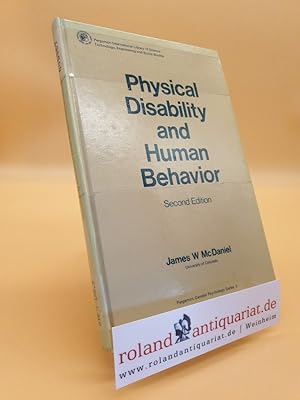 Bild des Verkufers fr Physical disability and human behavior / Pergamon international library of science, technology, engineering, and social studies zum Verkauf von Roland Antiquariat UG haftungsbeschrnkt