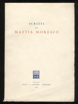Scritti di Mattia Moresco.
